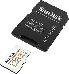 Sandisk Max Endurance Microsdxc Card SQQVR 128G (60 000 HRS) UHS-I C10 U3 V30 100MB/S R 40MB/S W SD Adaptor SDSQQVR-128G-GN6IA Tristar Online