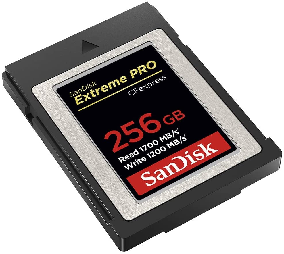 SanDisk 256GB Extreme PRO CFexpress Card Type B - SDCFE-256G-GN4NN READ 1700 MB/S WRITE 1200MB/S Tristar Online