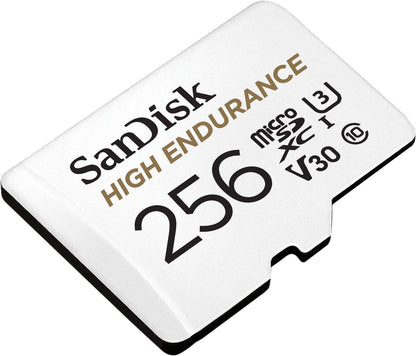 SANDISK HIGH ENDURANCE MICROSDHC CARD SQQNR 256G UHS-I C10 U3 V30 100MB/S R 40MB/S W SD ADAPTOR SDSQQNR-256G-GN6IA Tristar Online
