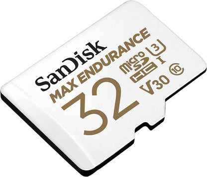 Sandisk Max Endurance Microsdhc Card SQQVR 32G (15 000 HRS) UHS-I C10 U3 V30 100MB/S R 40MB/S W SD Adaptor SDSQQVR-032G-GN6IA Tristar Online