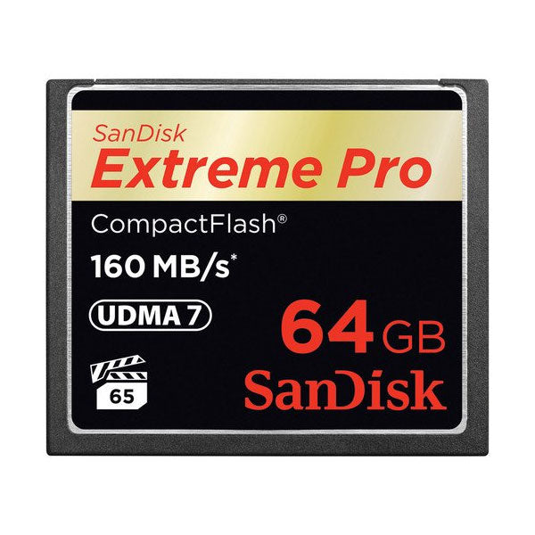 SanDisk Extreme Pro CFXP 64GB CompactFlash 160MB/s (SDCFXPS-064G) Tristar Online