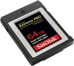 SanDisk 64GB Extreme PRO CFexpress Card Type B - SDCFE-064G-GN4NN READ 1500 MB/S WRITE 800MB/S Tristar Online