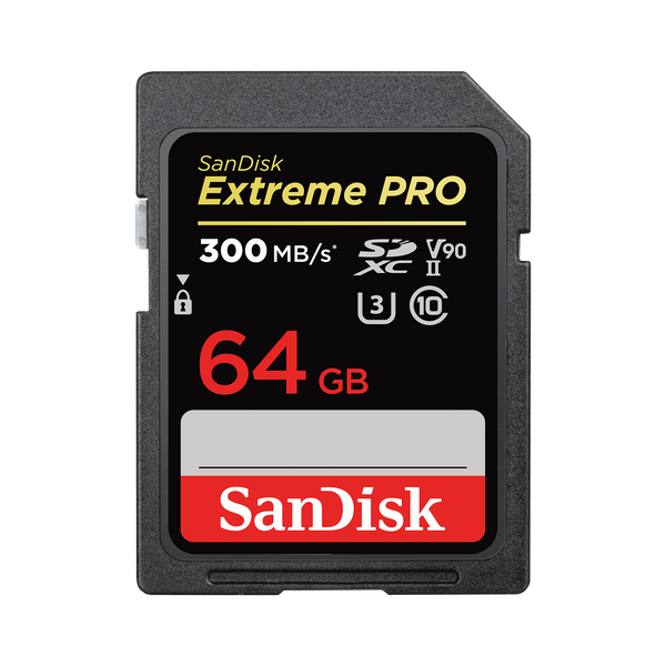 SanDisk 64GB Extreme PRO SDHC and SDXC UHS-II card SDSDXDK-064G-GN4IN Tristar Online