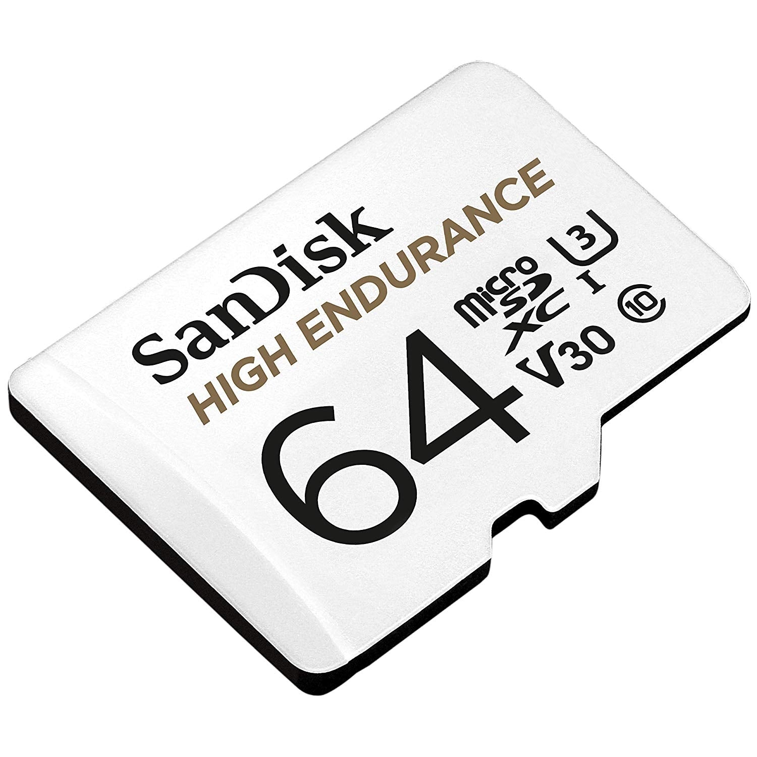 SANDISK HIGH ENDURANCE MICROSDHC CARD SQQNR 64G UHS-I C10 U3 V30 100MB/S R 40MB/S W SD ADAPTOR SDSQQNR-064G-GN6IA Tristar Online