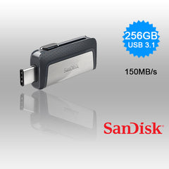 SanDisk 256GB Dual  USB 3.1 Type-C Flash Drive -SDDDC2-256G Tristar Online