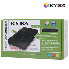 ICY BOX USB 3.0 Keypad encrypted enclosure for 2.5" SATA SSD/HDD  (IB-289U3) Tristar Online