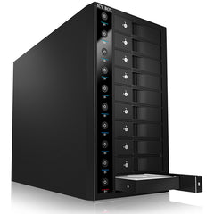 ICY BOX 10-Bay External SINGLE System for 10x SATA 3.5" I/II/III HDD  (IB-3810U3) Tristar Online