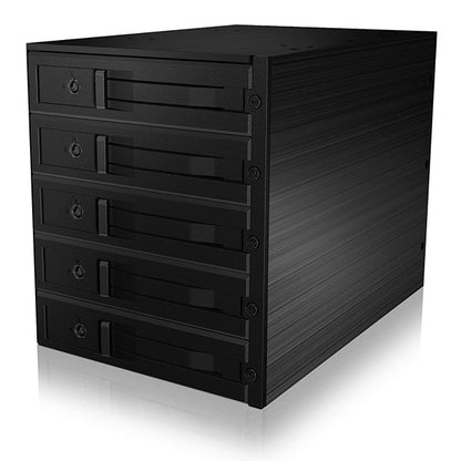 ICY BOX Backplane for 5x 3.5" SATA or SAS HDD in 3x 5.25" bay (IB-565SSK) Tristar Online