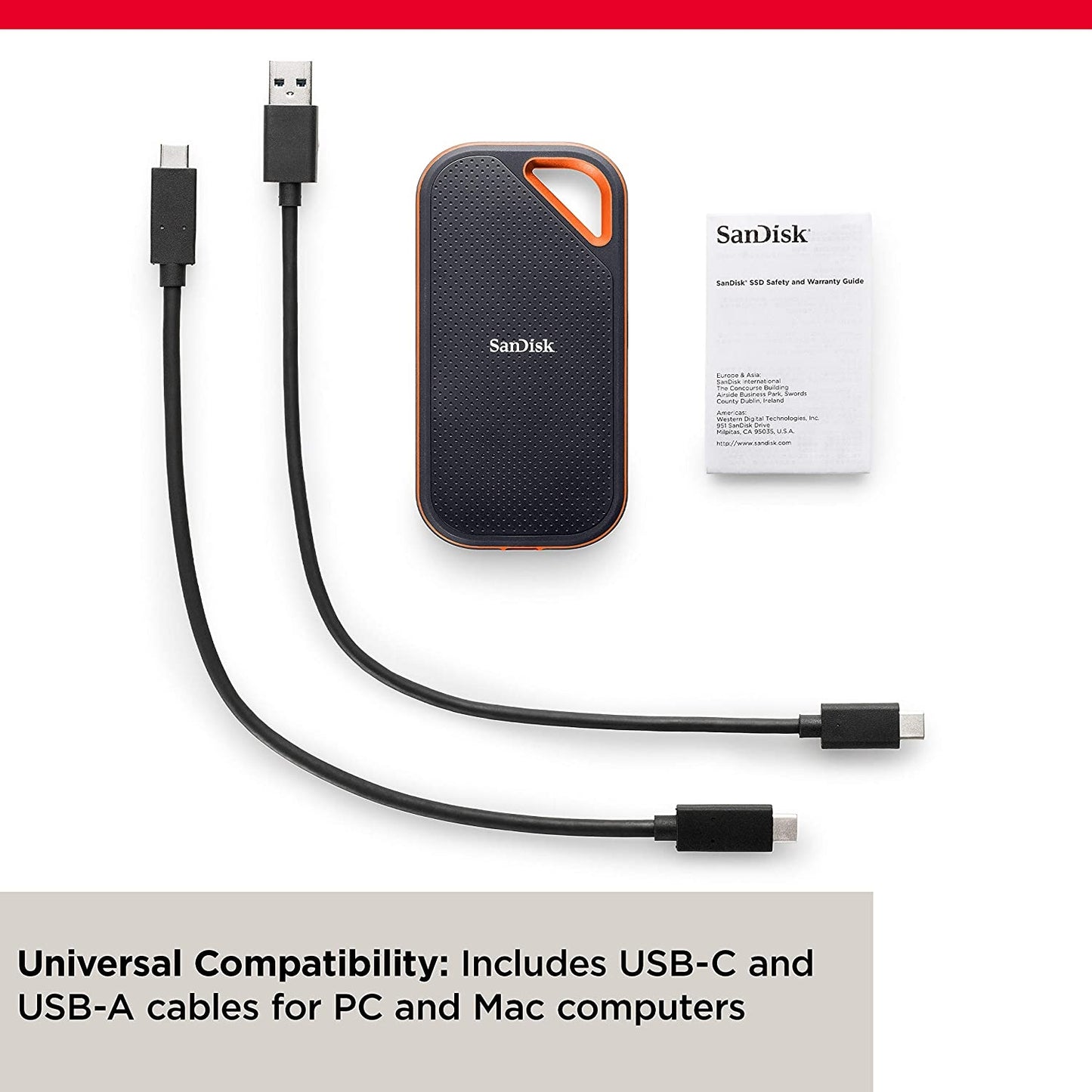 SanDisk 1TB Extreme PRO Portable SSD V2 (SDSSDE81-1T00-G25) Tristar Online