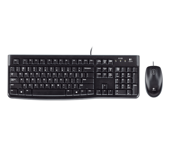 Logitech Desktop MK120 Keyboard and Mouse (920-002586) Tristar Online