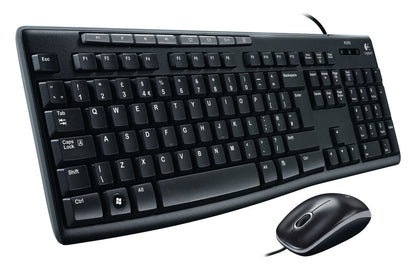 Logitech MK200 Media Keyboard Mouse (920-002693) Tristar Online