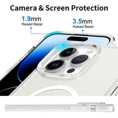 Ultimake Shockproof Transparent Magsafe Cover Case for iPhone 15 Pro Max (Transparent) Tristar Online