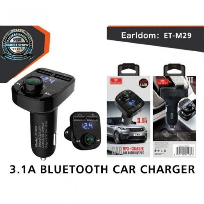 Earldom M29 Wireless Car Kit FM Transmitter Tristar Online
