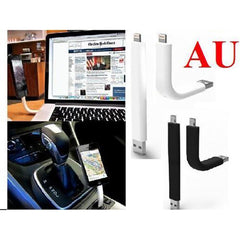 Flexible USB Data Sync Stand Mount Cable for iPhone 5/ 5S /6 BLACK ONLY Tristar Online