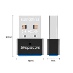 Simplecom NB530 USB Bluetooth 5.3 Adapter Wireless Dongle Tristar Online