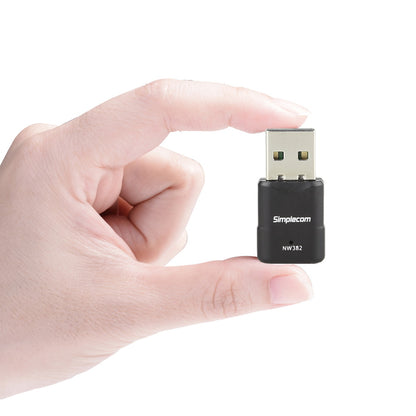 Simplecom NW382 Mini Wireless N USB WiFi Adapter 802.11n 300Mbps Tristar Online