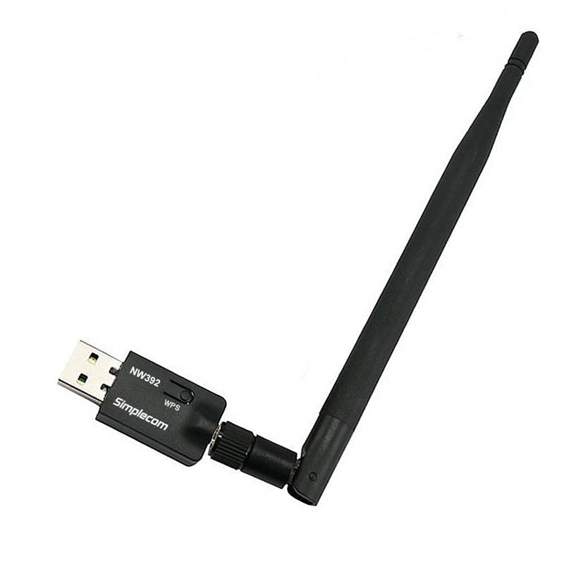 Simplecom NW392 USB Wireless N WiFi Adapter 802.11n 300Mbps 5dBi Antenna Tristar Online