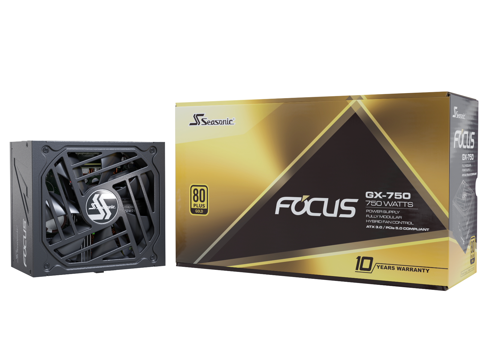 Seasonic FOCUS GX-750 ATX 3.0 750W Gold PSU (SSR-750FX3) Tristar Online