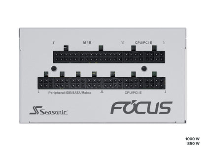 Seasonic FOCUS GX-850 White 850W ATX 3.0 Gold Modular PSU Tristar Online