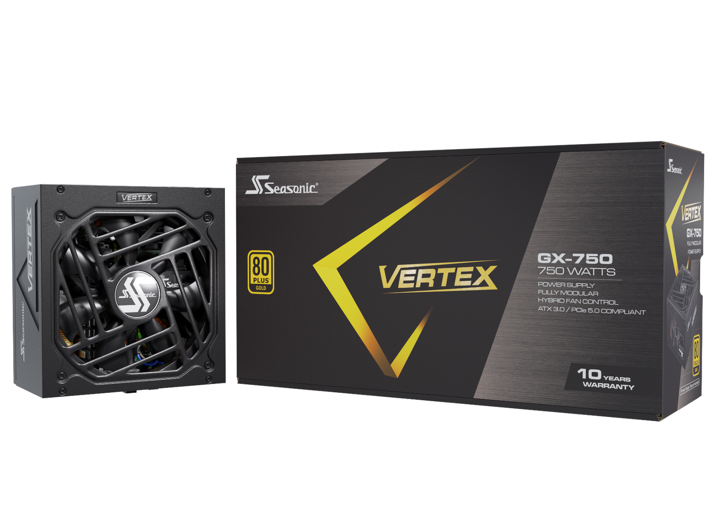 Seasonic VERTEX 750W (GX-750)  80 PLUS Gold Modular PSU ATX 3.0 Tristar Online