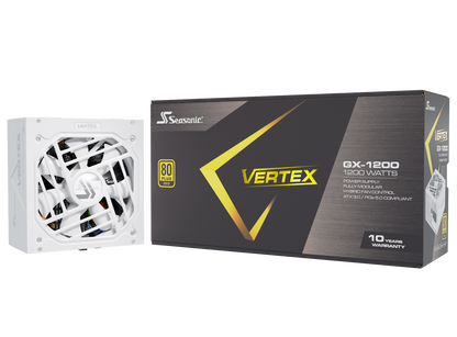 Seasonic VERTEX GX-1200 White 1200W ATX 3.0 Gold Modular PSU Tristar Online