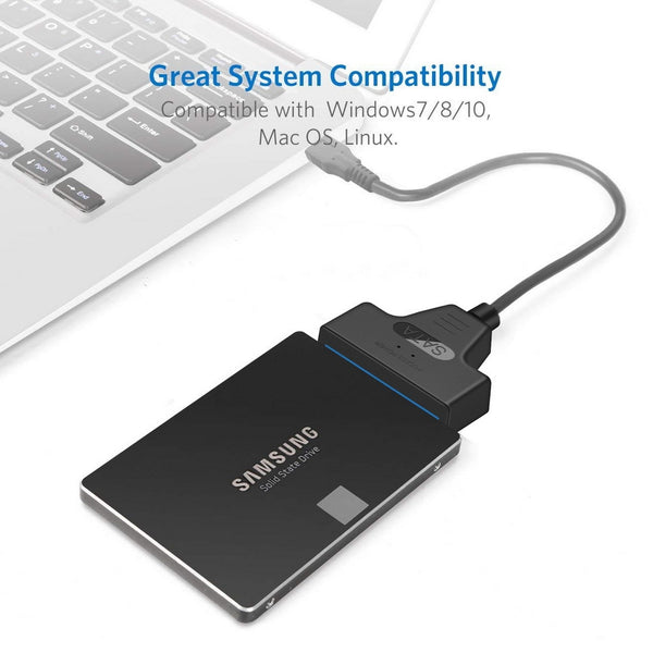 Simplecom SA128 USB 3.0 to SATA Adapter Cable for 2.5" SSD/HDD Tristar Online