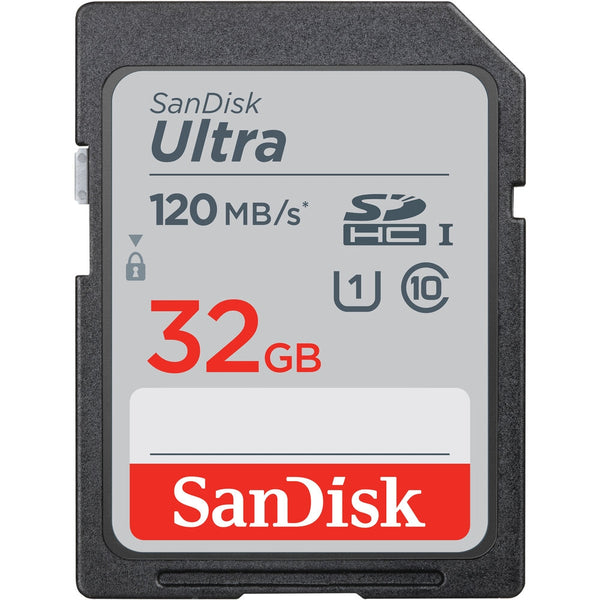 SANDISK SDSDUN4-032G-GN6IN  SDHC Ultra UHS-I Class 10 , U1, 120mb/s read &10mb/s write Tristar Online