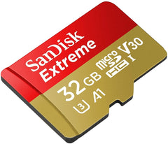 SANDISK SDSQXAF-032G-GN6MN 32GB MICRO SDHC EXTREME A1 V30, UHS-I/ U3, 100MB/s ,NO  SD ADAPTER Tristar Online