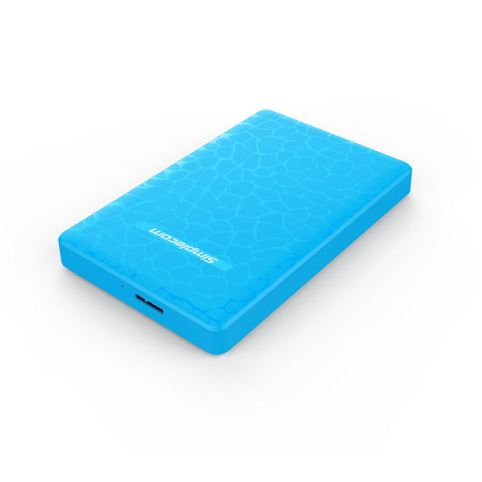 Simplecom SE101 Compact Tool-Free 2.5'' SATA to USB 3.0 HDD/SSD Enclosure Blue Tristar Online
