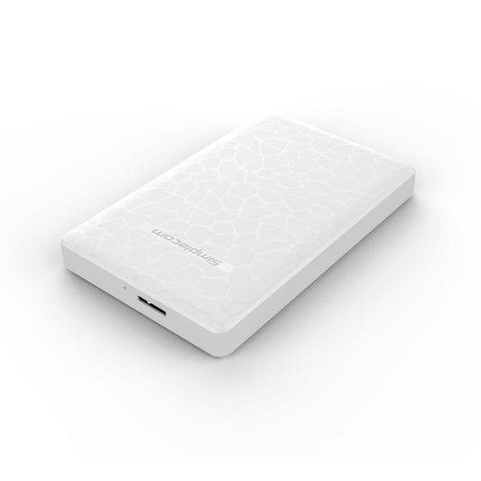 Simplecom SE101 Compact Tool-Free 2.5'' SATA to USB 3.0 HDD/SSD Enclosure White Tristar Online