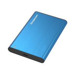 Simplecom SE221 Aluminium 2.5'' SATA HDD/SSD to USB 3.1 Enclosure Blue Tristar Online