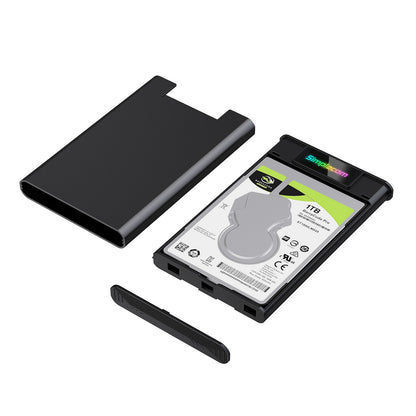 Simplecom SE239 Tool-free 2.5" SATA HDD SSD to USB-C Enclosure with RGB Lights USB 3.2 Gen 2 Tristar Online