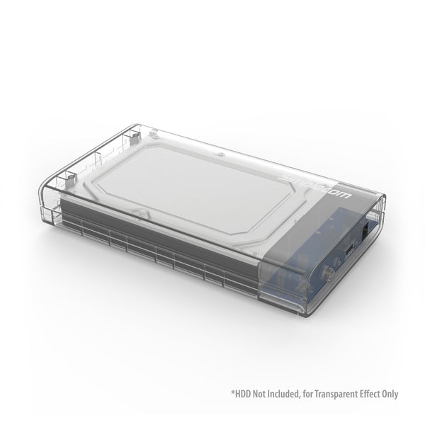 Simplecom SE301 3.5" SATA to USB 3.0 Hard Drive Docking Enclosure Clear Tristar Online