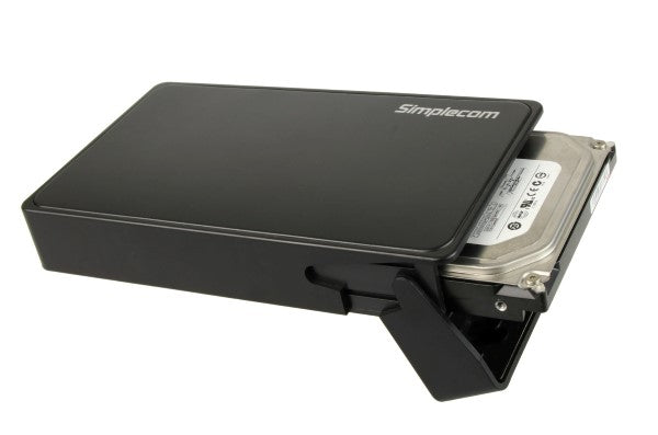 Simplecom SE325 Tool Free 3.5" SATA HDD to USB 3.0 Hard Drive Enclosure Black Tristar Online