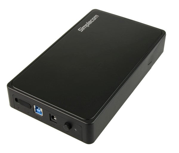 Simplecom SE325 Tool Free 3.5" SATA HDD to USB 3.0 Hard Drive Enclosure Black Tristar Online