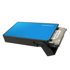 Simplecom SE325 Tool Free 3.5" SATA HDD to USB 3.0 Hard Drive Enclosure Blue Tristar Online