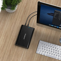 Simplecom SE331 Aluminium 3.5'' SATA to USB-C External Hard Drive Enclosure USB 3.2 Gen1 5Gbps Tristar Online
