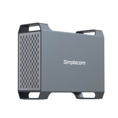 Simplecom SE482 SuperSpeed USB Dual Bay 3.5" SATA Hard Drive RAID Enclosure USB-C RAID 0/1, JBOD Tristar Online