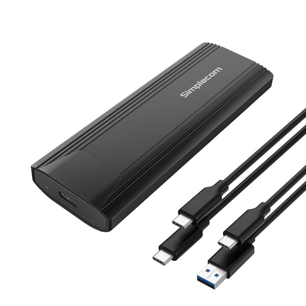 Simplecom SE504v2 NVMe / SATA Dual Protocol M.2 SSD USB-C Enclosure Tool-Free USB 3.2 Gen 2 10Gbps Tristar Online