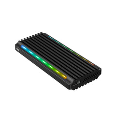 Simplecom SE525 NVMe / SATA M.2 SSD USB-C Enclosure with RGB Light USB 3.2 Gen 2 10Gbps Tristar Online