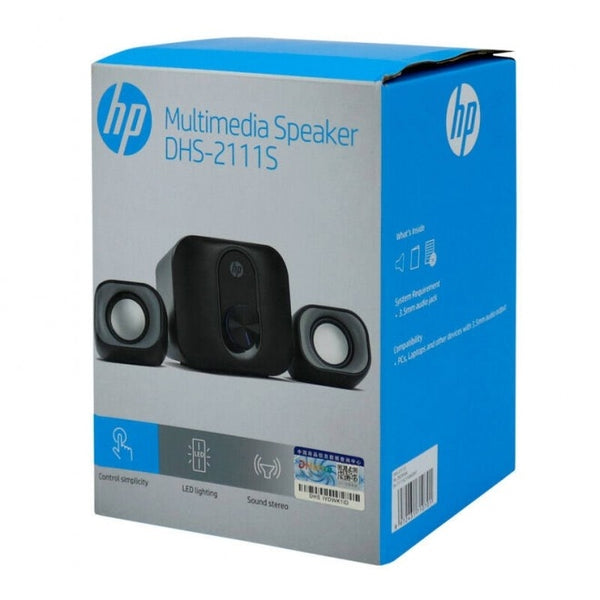 HP DHS-2111S Stereo 2.1 Multimedia Speaker Tristar Online