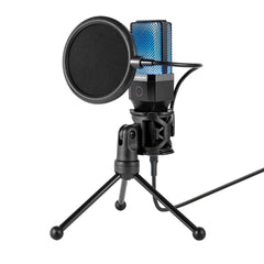 Simplecom UM650 USB Cardioid Condenser Microphone Gaming RGB Lights with Tripod & Pop Filter Tristar Online