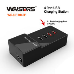 Winstars USB 4-Port Charging Station (WS-UH1042P) Tristar Online