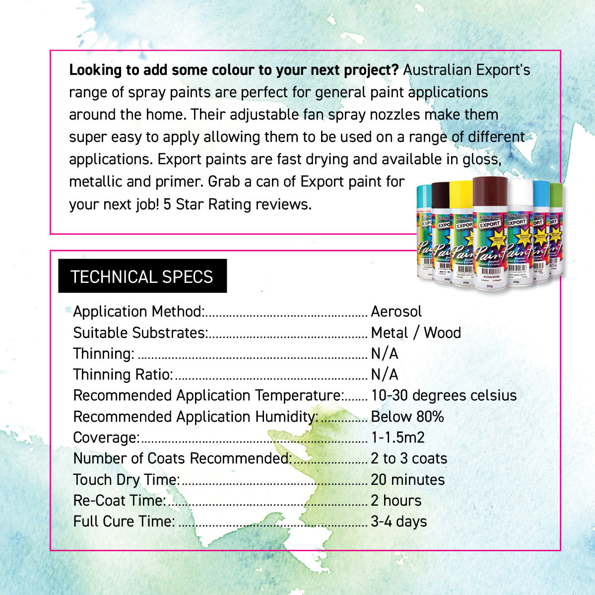 Australian Export 12PK 250gm Aerosol Spray Paint Cans  [Colour: Machinery Grey] Tristar Online