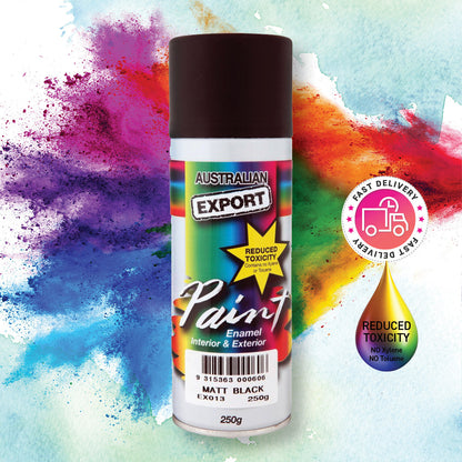 Australian Export 12PK 250gm Aerosol Spray Paint Cans  [Colour: Machinery Grey] Tristar Online