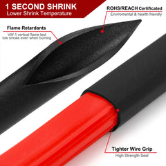 2m Polyolefin Shrink Tube 25/64" (10mm) 2:1 Ratio Heat Shrink Tubing Sleeving Wrap Shrinking Tristar Online