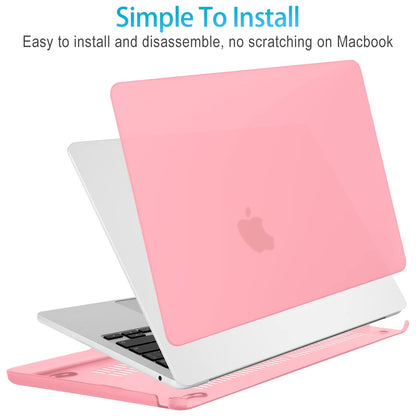 15 inch Air 2023 MacBook Air Matte Case  A2941 M2 Chip Hard Shell Case Keyboard Cover Pink Tristar Online