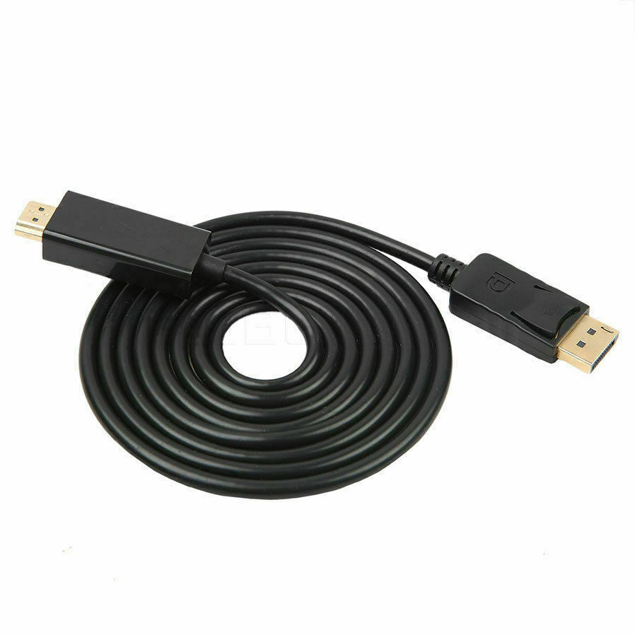 1.8m DisplayPort Display Port DP Gold to HDMI Male Video Audio Converter Cable Tristar Online
