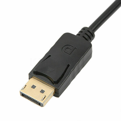 1.8m DisplayPort Display Port DP Gold to HDMI Male Video Audio Converter Cable Tristar Online
