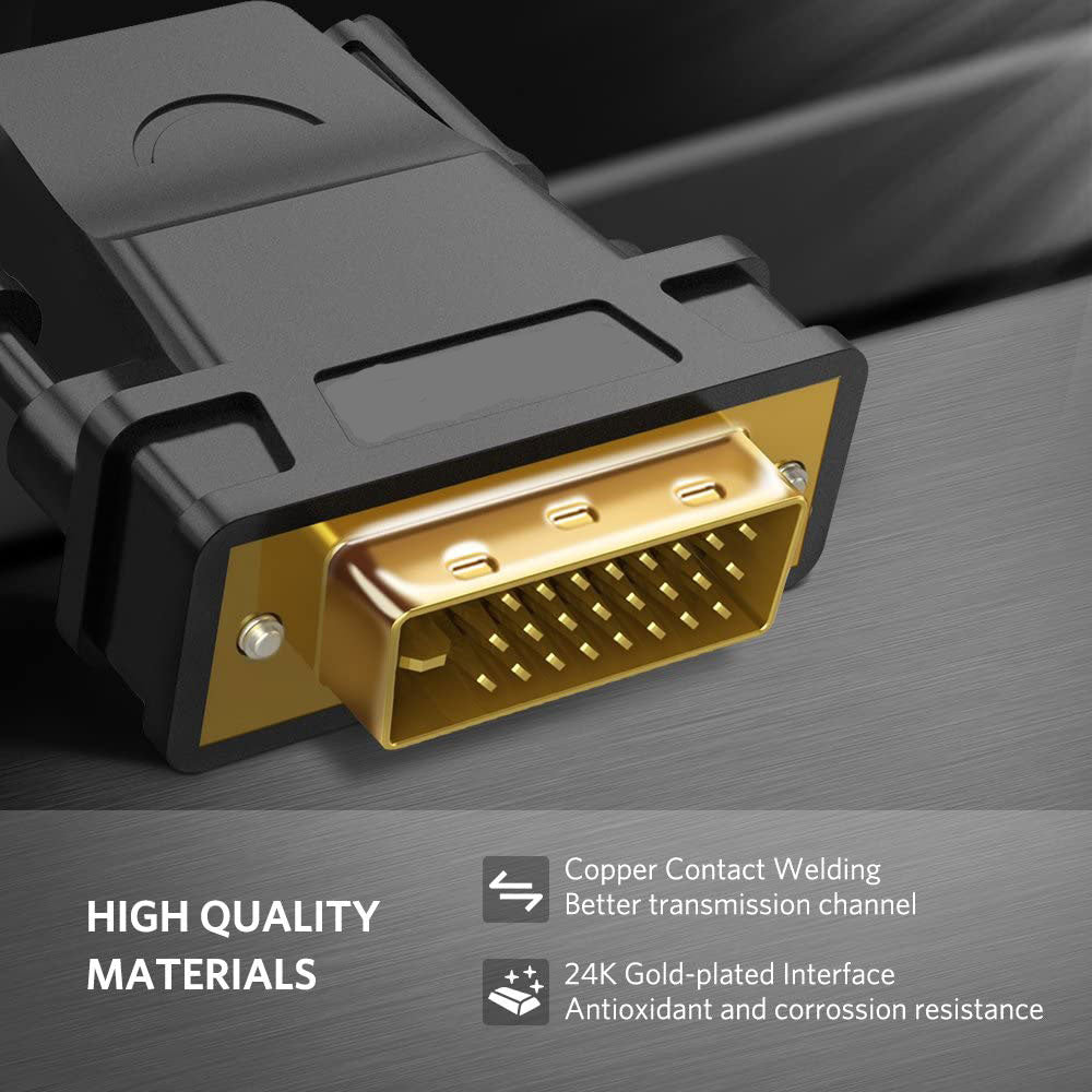 DVI-D 24+1 Male to HDMI Female Adapter Converter Gold Plated Support 1080P Tristar Online